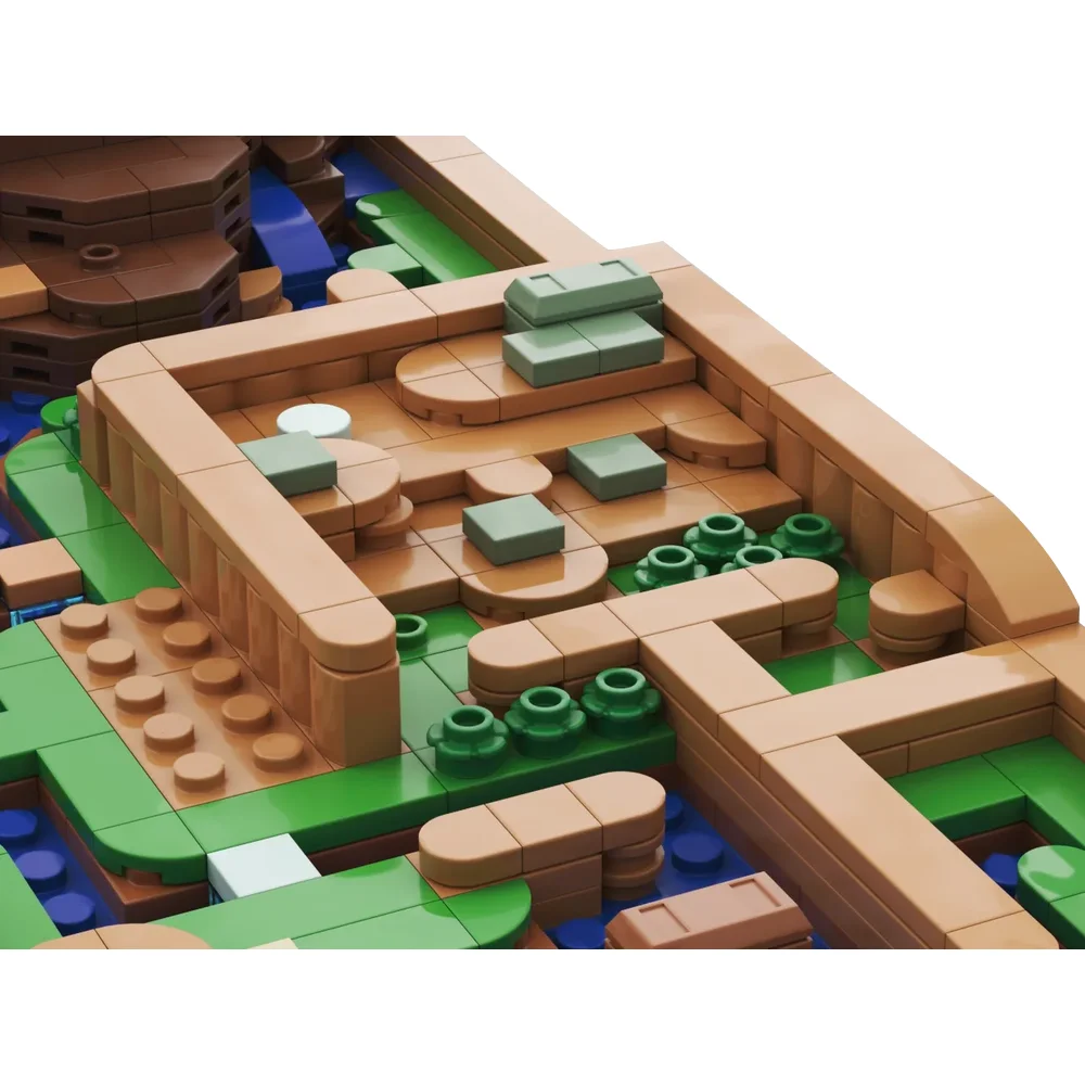Gobrick MOC ссылка на предыдущую модель планшетов мира, строительные блоки, модель карты предыдущей игры, сборные блоки, игрушки (art.: 3920c8f0bcf2d) - 3920c8f0bcf2d