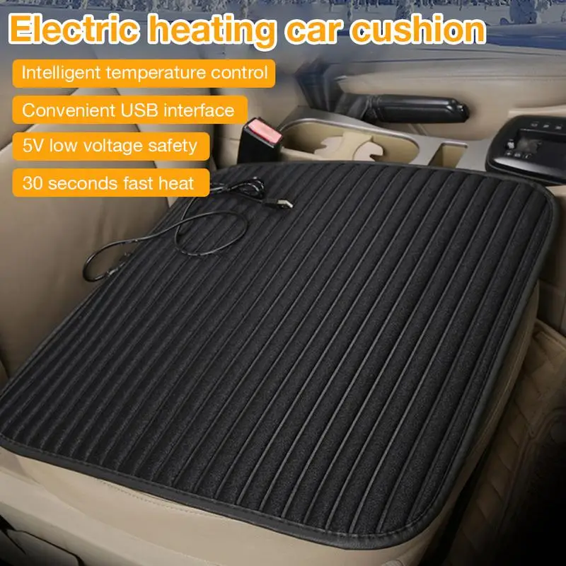 

Warming Seat Cushion Universal USB Heated Seat Cushion Winter Quick Warming Square Heated Seat Cover For Home Car Seat Pads