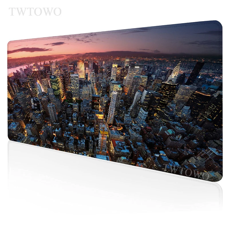 

City Mouse Pad Gaming XL Computer New Custom Mousepad XXL Mouse Mat Carpet Anti Slip Soft PC Table Mat Mouse Mat