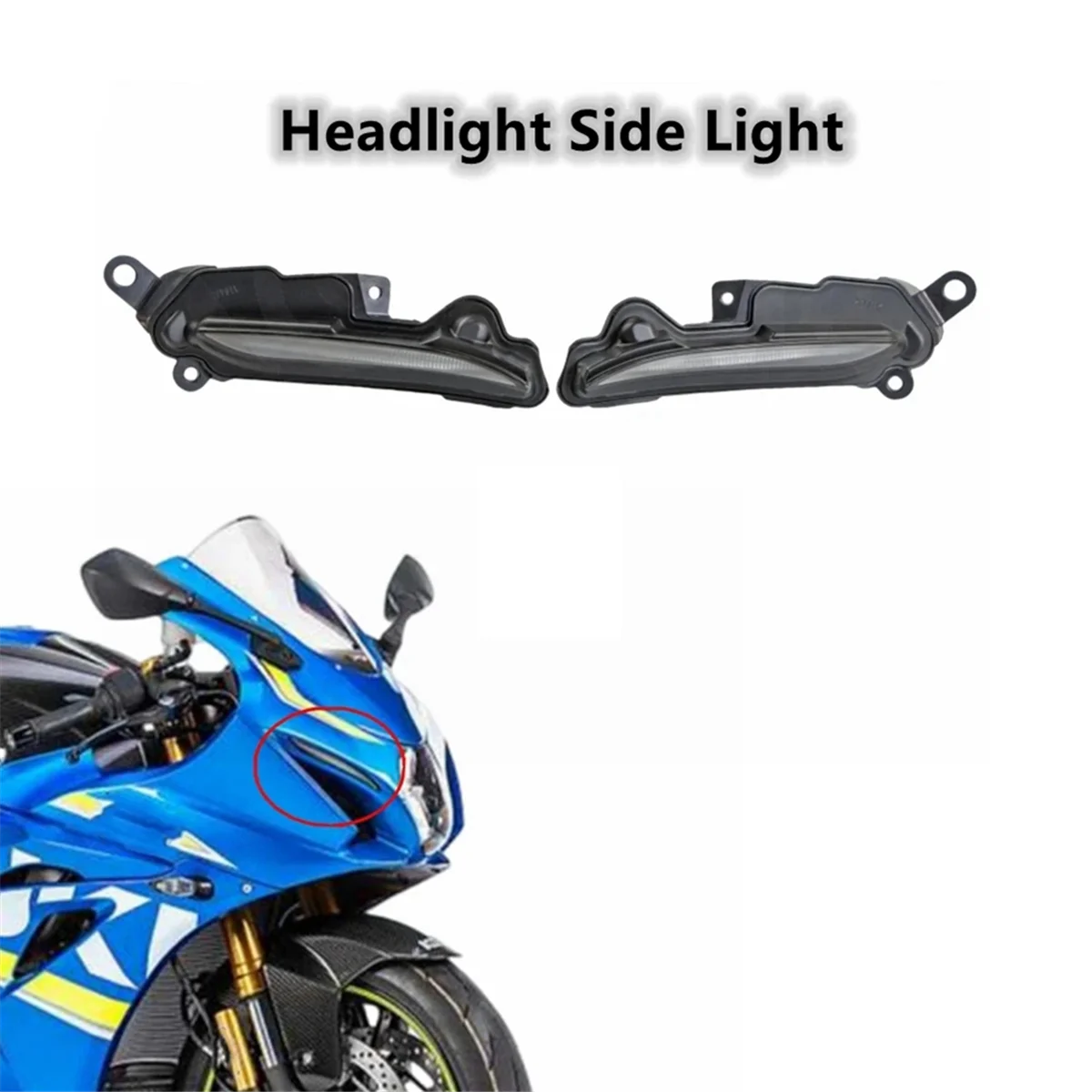 Подходит для GSXR1000 GSXR 1000 2017-2023 Автомобильная светодиодная передняя фара