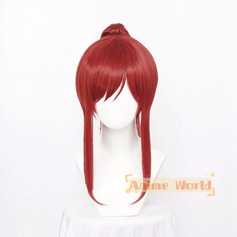 Erza Scarlet Красный косплей парик Хэллоуин синтетические волосы жара