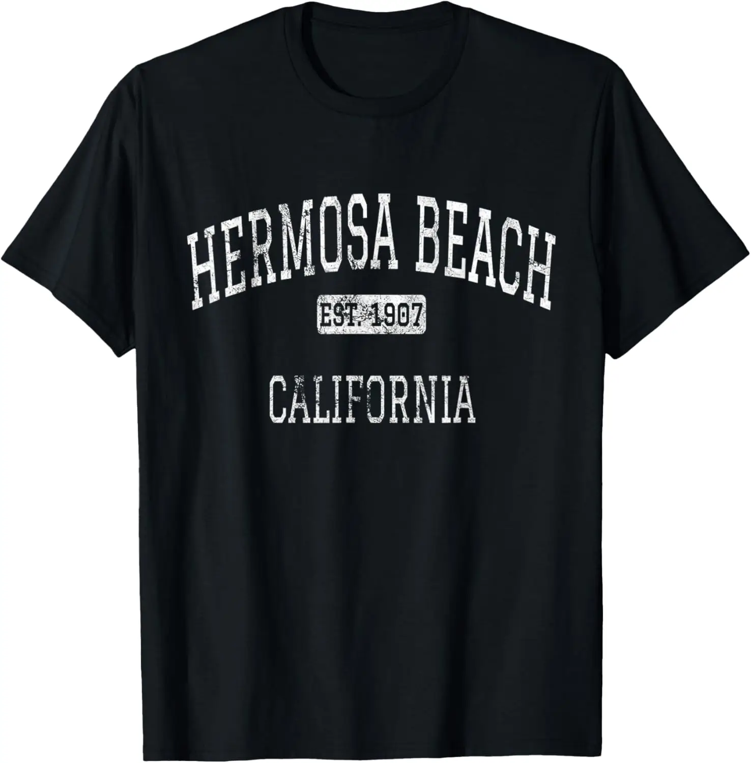 Винтажная футболка Hermosa Beach California CA