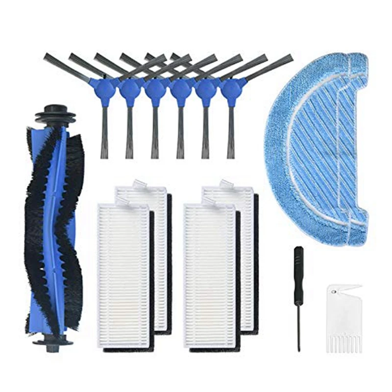 

Запчасти для пылесоса Cecotec Conga 1090, основная и боковая щетки, фильтр НЕРА