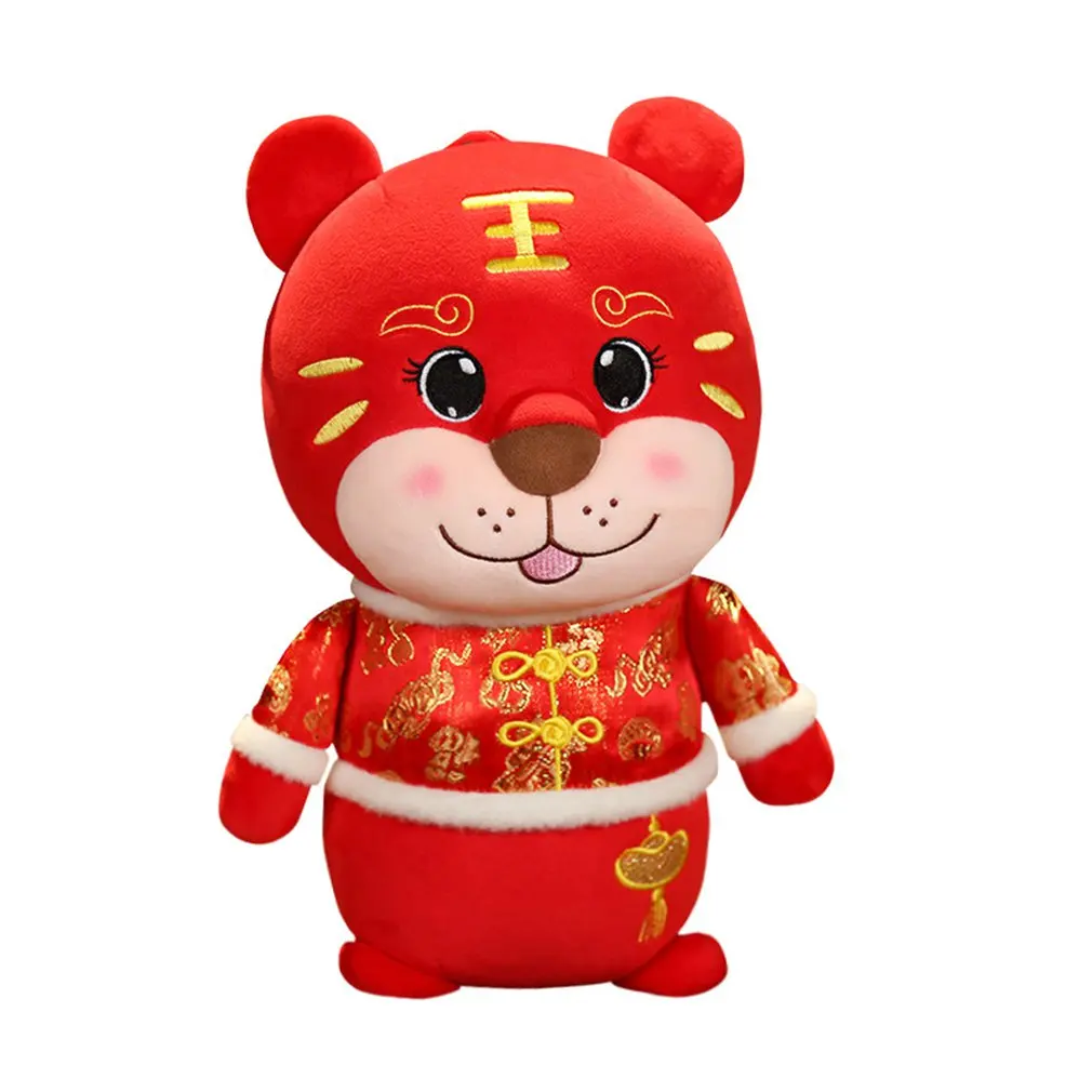 

2022 год талисмана тигра плюшевый игрушечный Тигр костюм Тан кукла-Тигр Детский праздничный подарок
