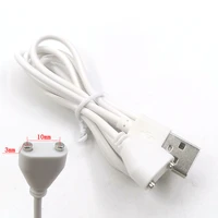 2pin 10mm magnetic charging cable center spacing magnet suctio usb power charger for beauty instrument smart device