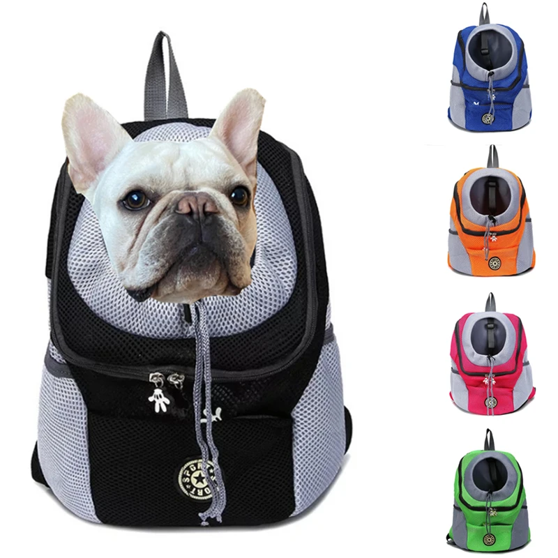 Pet Dog Carrier Bag Carrier For Dogs Backpack Out Double Shoulder Portable Travel Backpack Outdoor Dog Carrier Bag Travel Set
