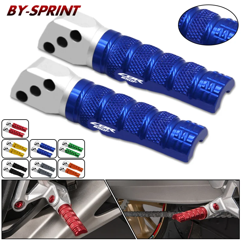 

High Quality Rear Passenger Foot Rests Pegs Footrests For Honda CBR650F CBR 650F 2014-2015 Motorcycle Accessories cbr650f