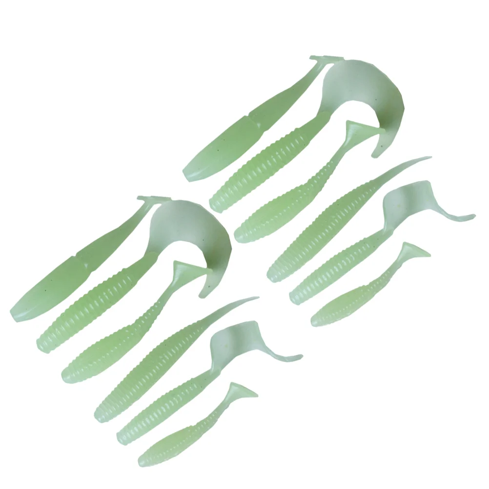 

Lures Accessaries Squid Skirt Glowdark Luminous Simulated Shrimpsoft Baits Supplies Tools