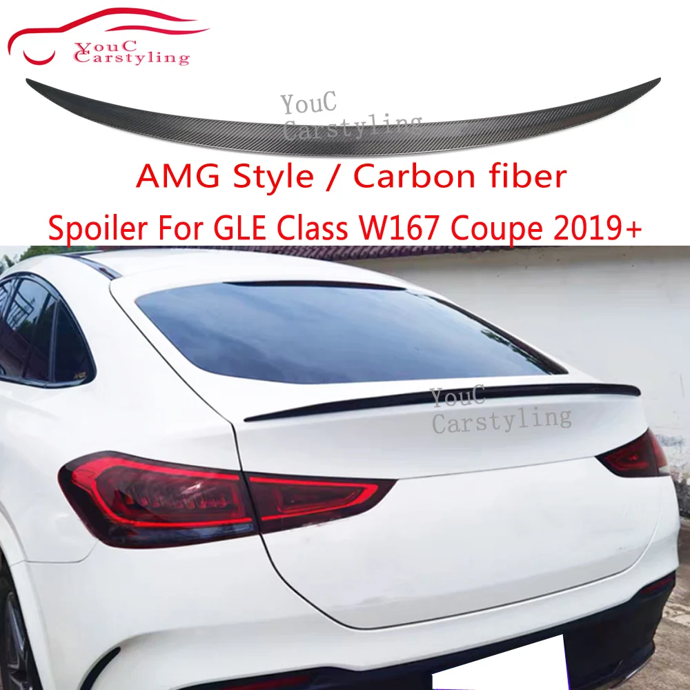 

Стильный задний спойлер AMG из углеродного волокна для багажника Mercedes GLE Class W167 Coupe 2019 +