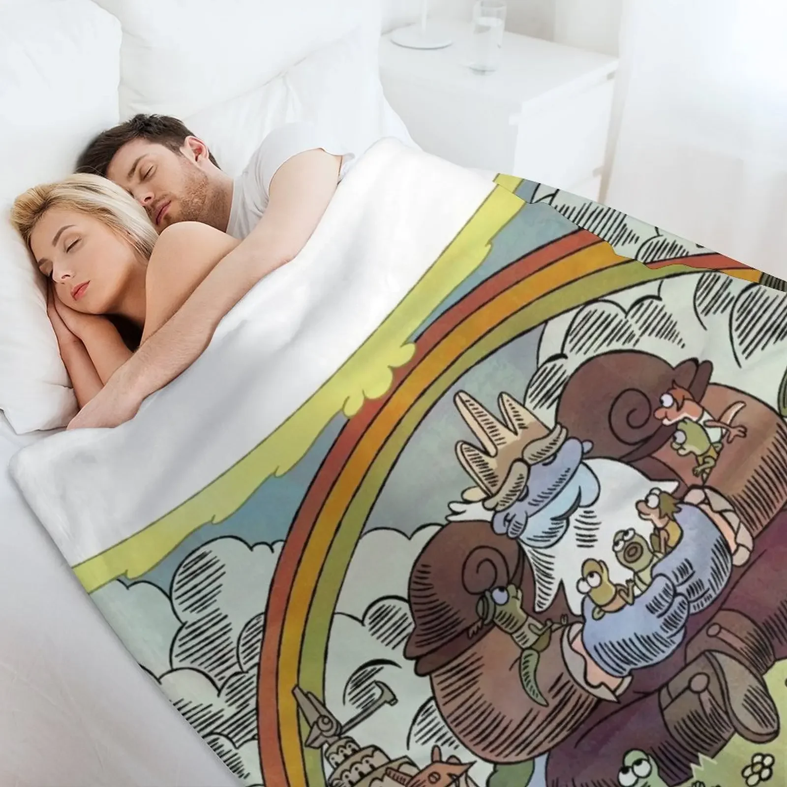 Одеяло King Andrias с росписью мягкие клетчатые винтажные одеяла Polar Shaggy