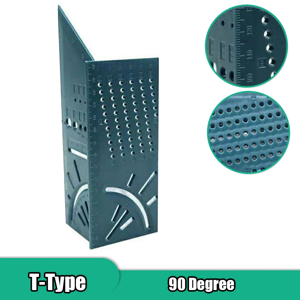 Линейка для деревообработки Т-образный измерительный прибор 90 градусов