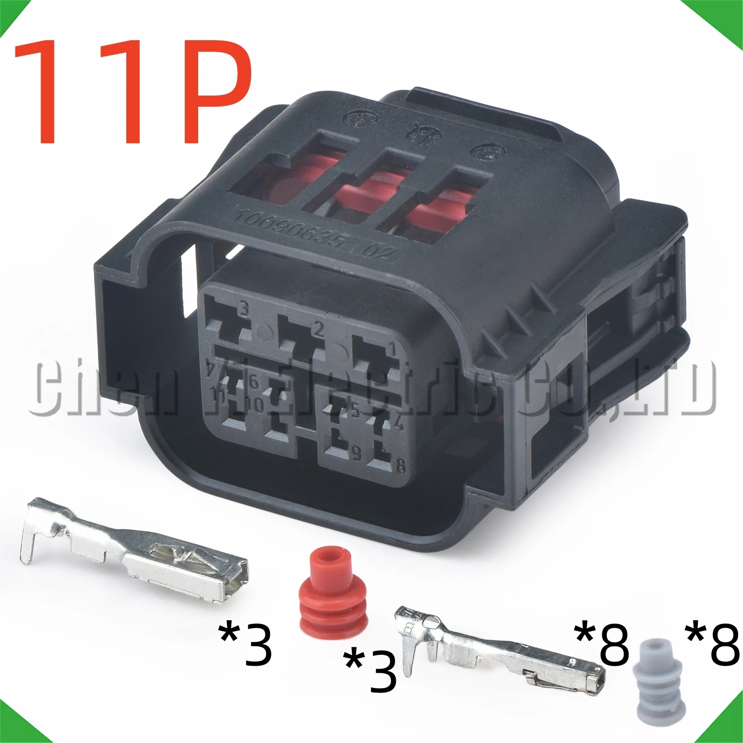 

11-контактные автомобильные разъемы, раздаточная коробка, двигатель, компьютерная версия, жгут проводов, вилка 10090635 10090636 для Benz BMW