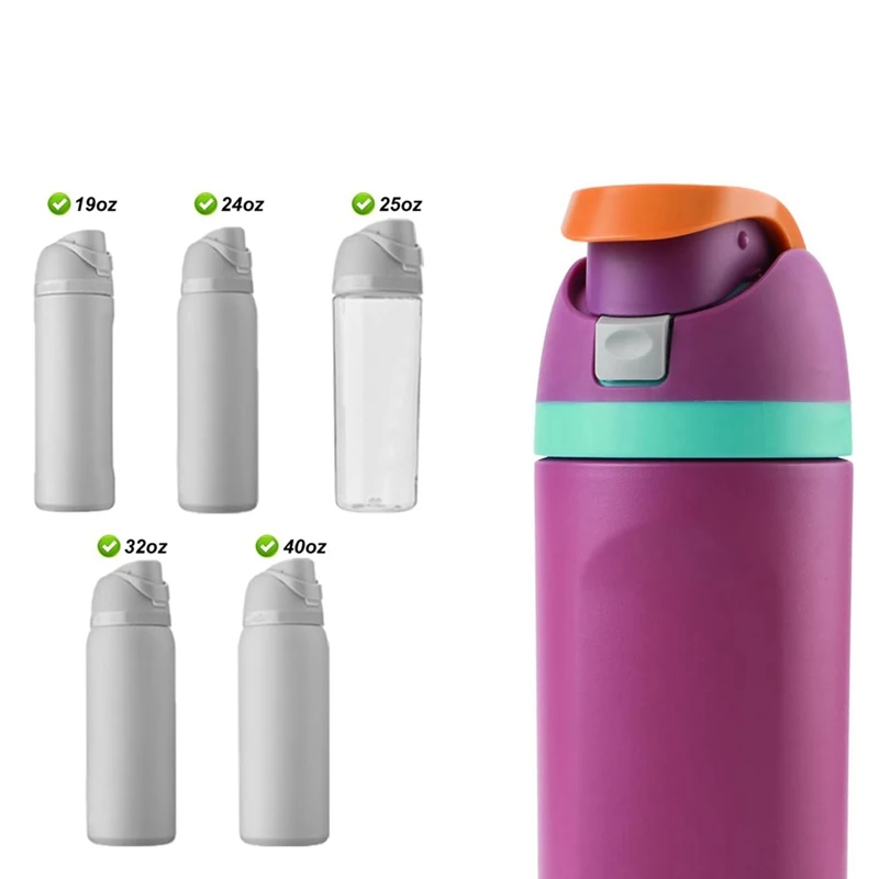 4Pcs Replacement Button For Owala Freesip 24Oz 32Oz Water Bottle Lid Mouth Push Switch Parts