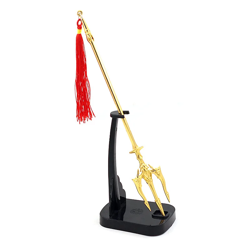 Брелоки Poseidon Gold Trident, металлические аксессуары для школьных сумок, 22 см, 30 г