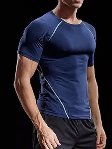 Tee Shirt M Compression Homme Manche Longue, Maillot Running Vetement sport