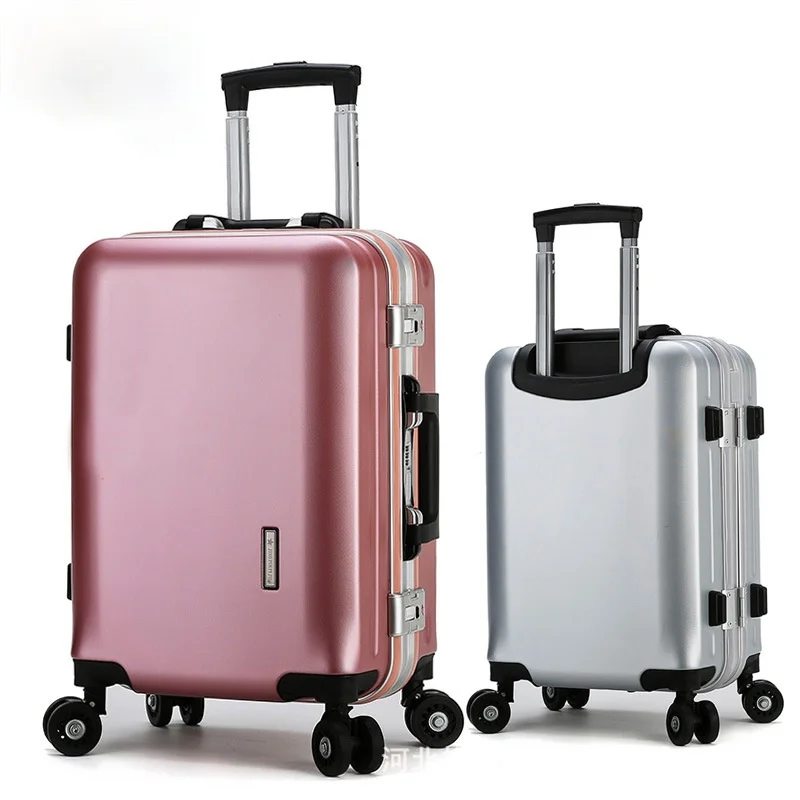 20/22/24/26/28 Inches New Multifunction Travel Suitcase Rolling Luggage Spinner Password Trolley Aluminum Suitcase With Wheels