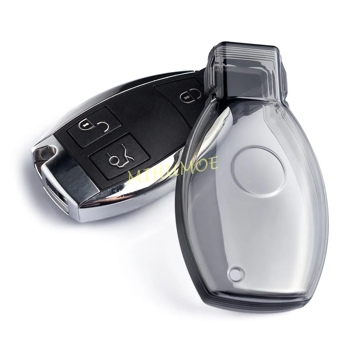 

Черный прозрачный брелок для ключей, брелок для Mercedes Benz W176 W246 W204 W205 W212 W221 W166 X253 C253 W463 C117 C218 X156