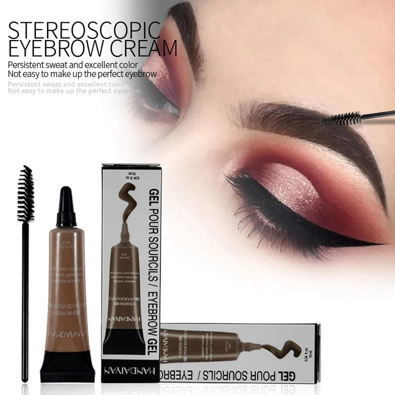 

Professional Eyebrow Gel 6 Colors Eyebrow Enhancer Brow Enhancers Tint Makeup Eyebrow Brown With Brow Brush Tools