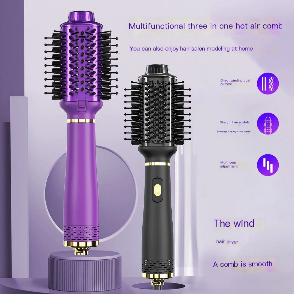 

Фен для волос с горячим воздухом, 1000 Вт