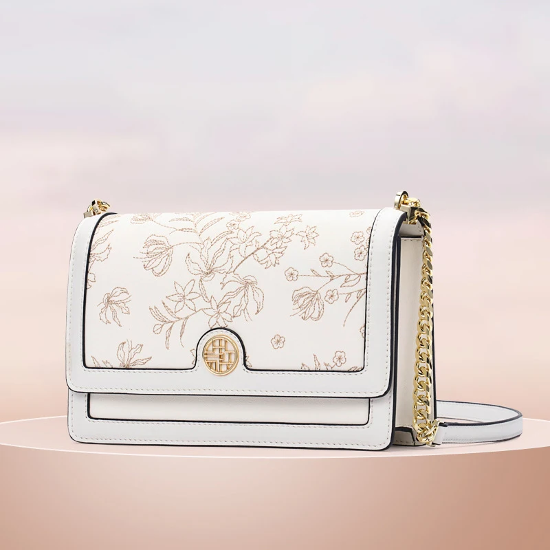 Женская кожаная сумка через плечо