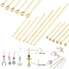 Прямые Т-образные булавки из нержавеющей стали для изготовления ювелирных изделий, 50 шт., 202530354045 мм, фурнитура сделай сам для сережек