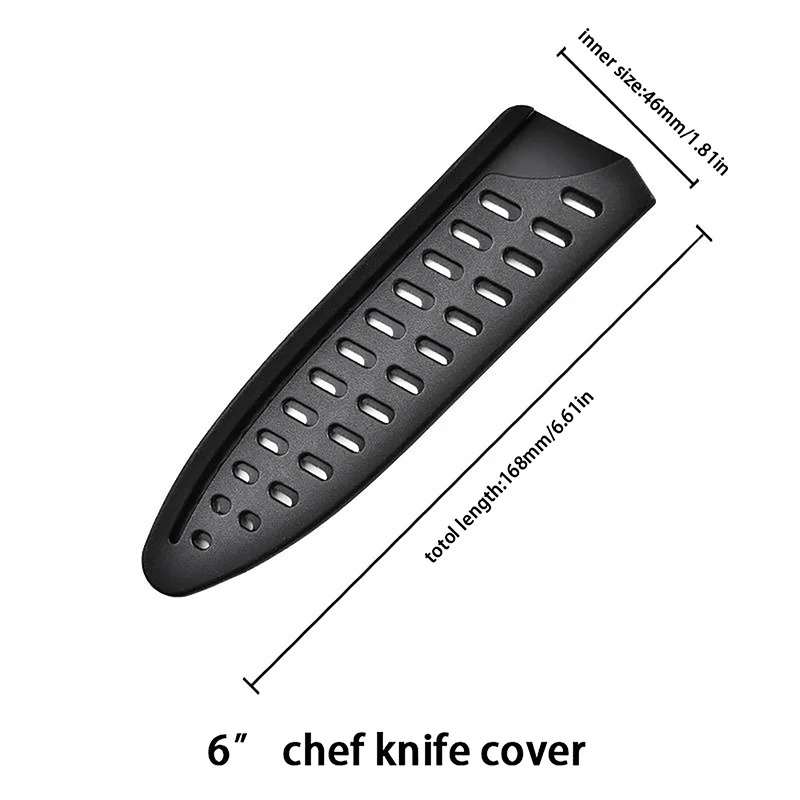 

Черные пластиковые чехлы для ножей