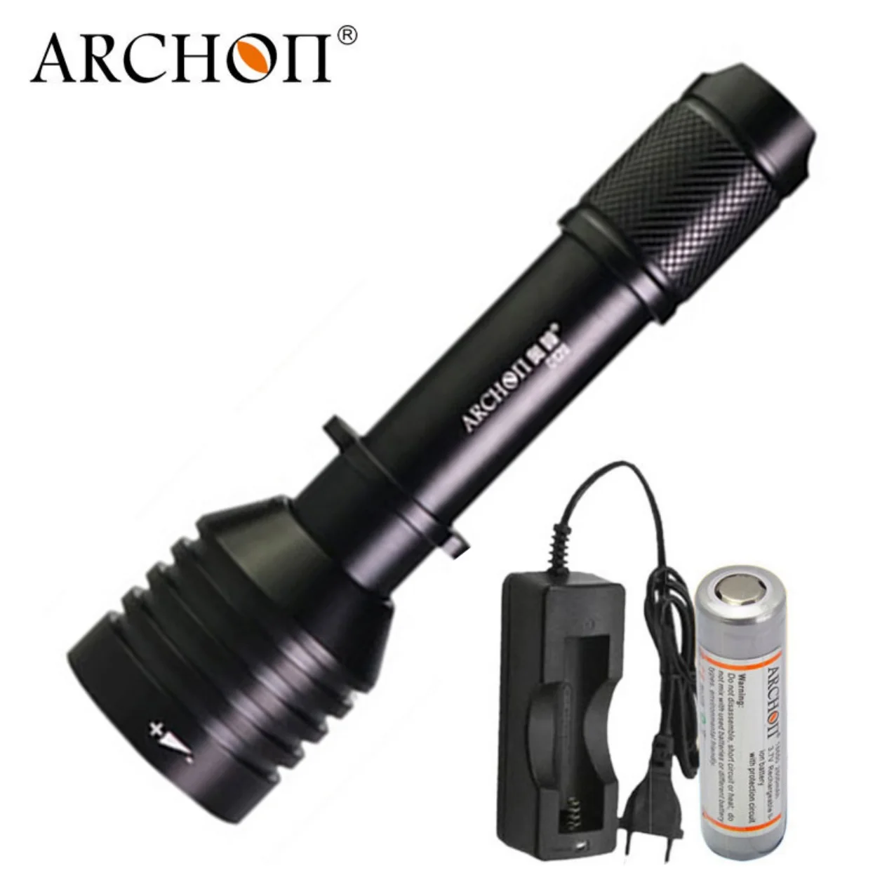 ARCHON D12U Diving Photography Lighting Torch Zoom 6500K White 1200lm Blue Red  Underwater 60m Spotlight Flashlight