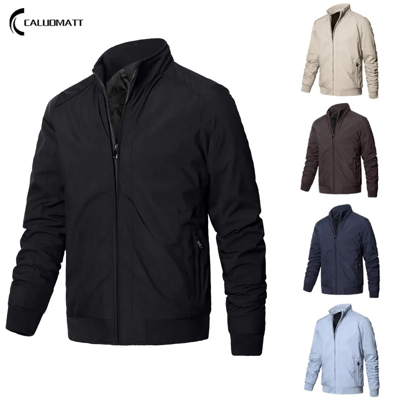 

Autumn Mens Jacket Fashion Spring Casual Streetwear Bomber Jackets Men Pilot Baseball Coats Men's Clothing Plus Size Top Male