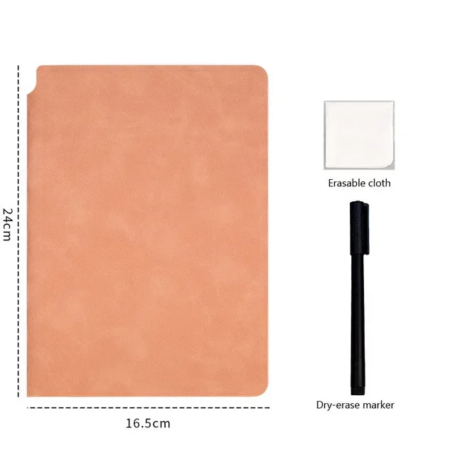 

Многоразовый белый блокнот из кожи Reusable Notebook