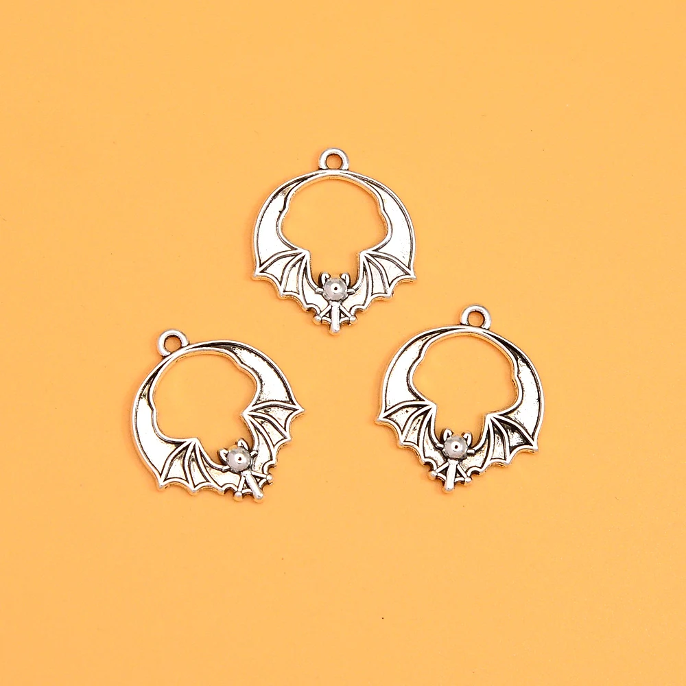 20 шт./партия подвески в виде тыквы черепа головы паука летучей мыши призрака