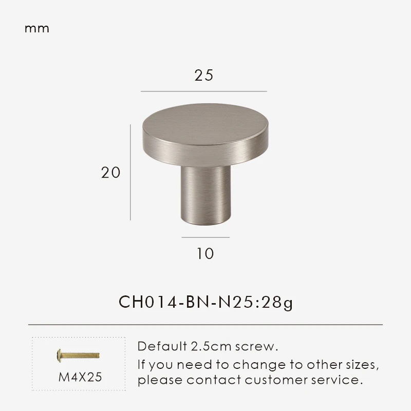 

Ручки для шкафов Nurlin из латуни