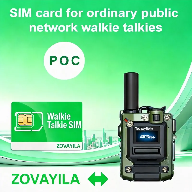 Фото SIM-карта для рации, без контракта, тарифный план 300 МБ/30 дней, LTE Cat1/Cat4 PTT-радио, предварительно нарезанная SIM-карта 3FF, ZOVAGOLO EUROPE №4