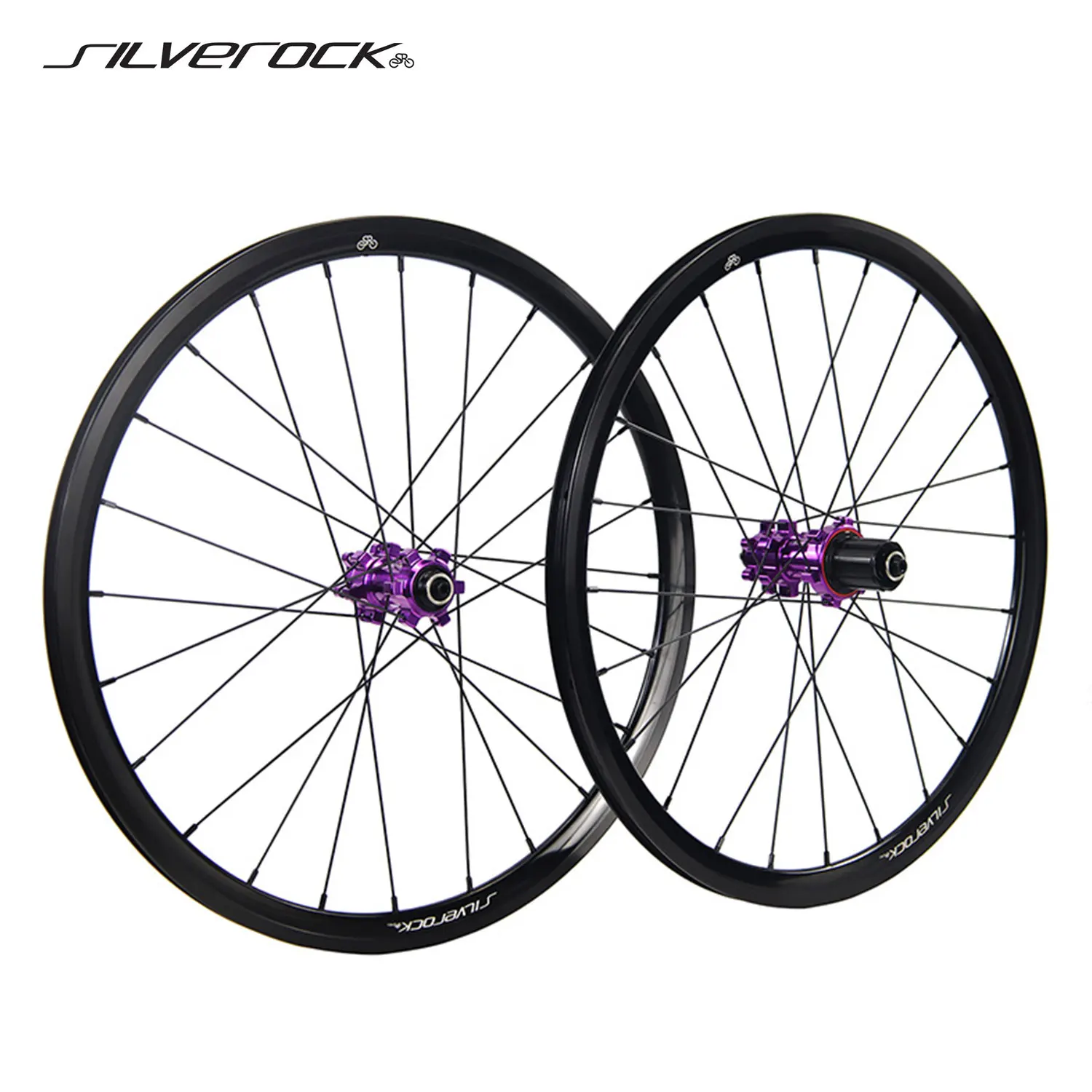 Фото Колеса SILVEROCK XR240 из сплава для велосипедов с дисковыми тормозами, 18 дюймов (355), 20 дюймов (406), 451, 11 скоростей, для складных велосипедов JAVA Dah, комплект колес Minivelo Kinlin №3