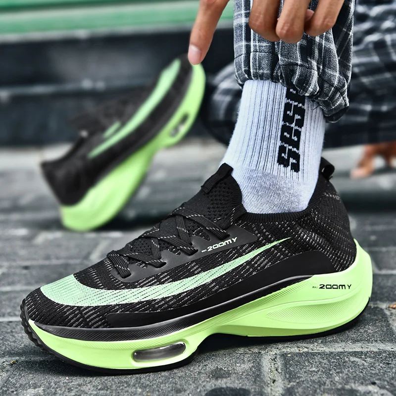 

Mens Running Shoes Women Air Cushion Sneakers Unisex Breathable Gym Comfortable Light Walking Shoe