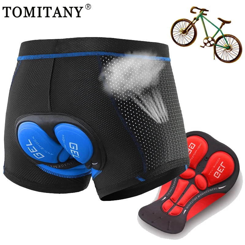 

2022 Mens Pro Cycling Shorts Underwear 5D Silica Gel Pad Shockproof Bicycle Underpant MTB Road Bike Underwear Man Ciclismo Short