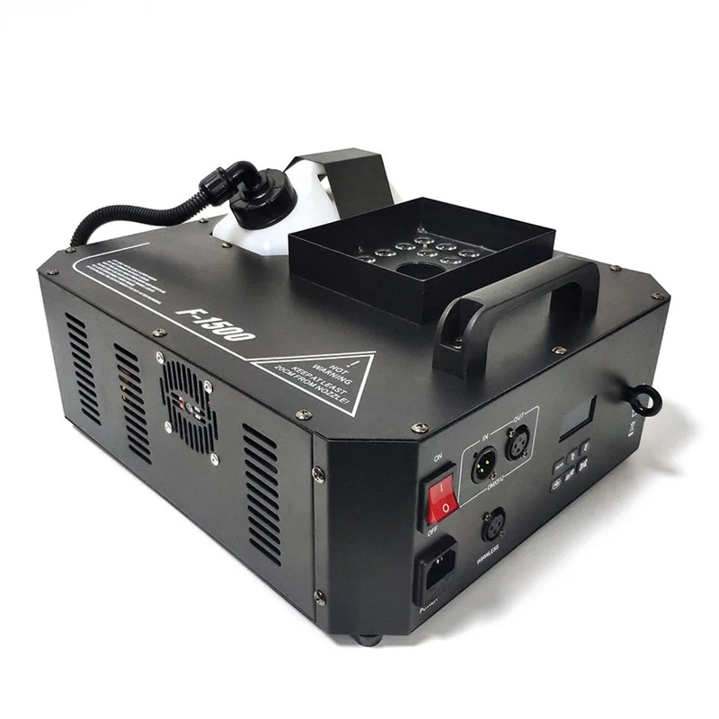 Фото Новый светодиод 1500 Вт DMX 512 UP Fog Machine Свадебная домашняя вечеринка Дискотека CW-YJ1500U №3