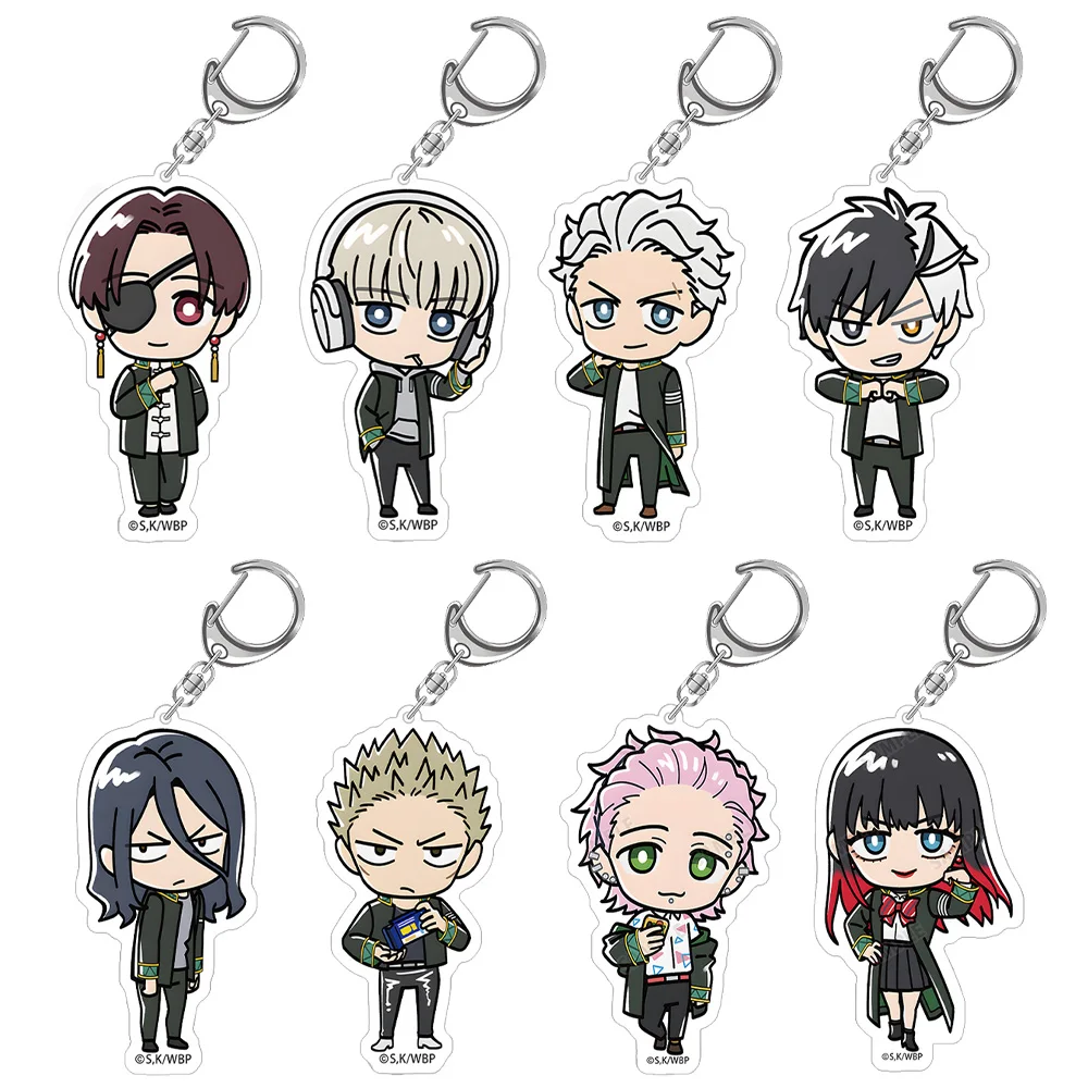 Фото Wind Breaker Haruka Sakura Tasuku Tsubakino Hayato Suo Akihiko Nirei Haruka Sakura Mitsuki Kiryu Chibi акриловый брелок игрушка в подарок №1