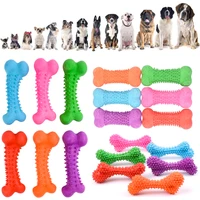 pet tooth cleaning toys for small large dogs puppies bones interactive novelty funny chewing indestructible elasticity food ball