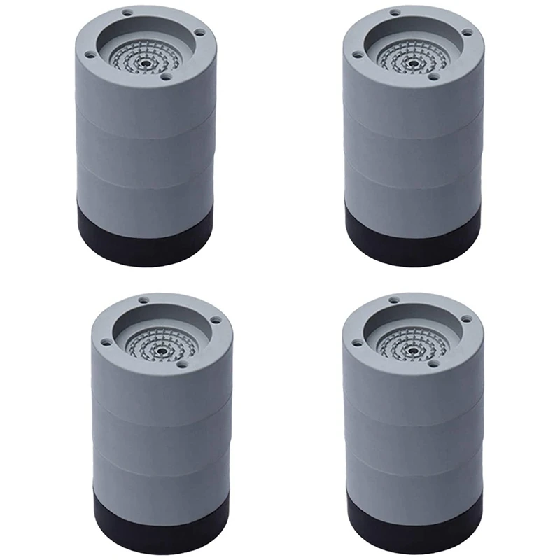 

4PCS Shock And Noise Cancelling Washing Machine Support,Washer And Dryer Anti-Vibration Pads, Washing Machine Foot Pads