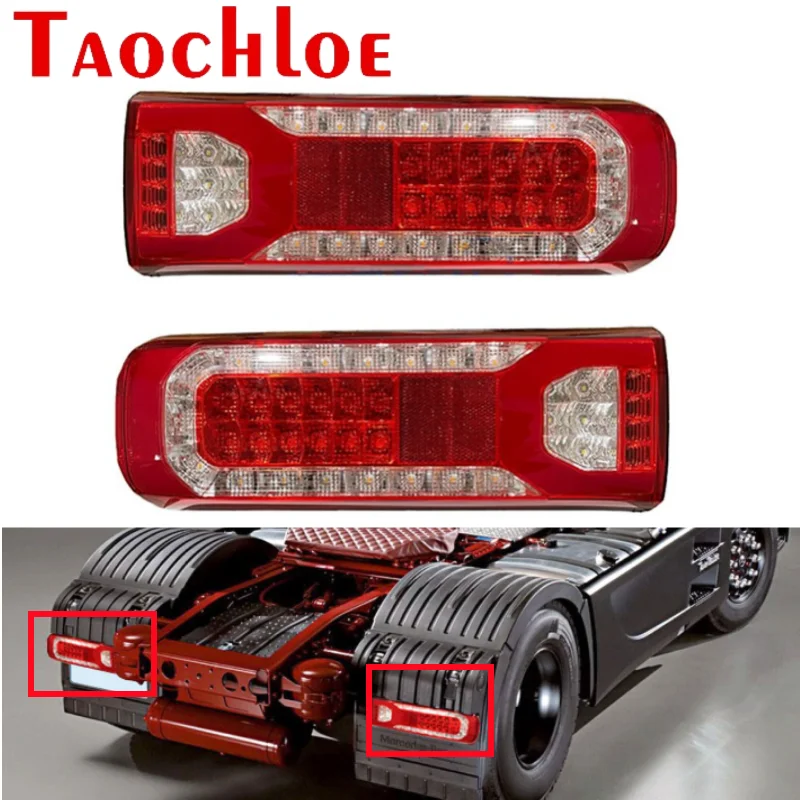 

1Pc LED Tail Light For Mercedes Benz Actros MP4 MP5 Truck Rear Lights Brake Turn Signal 24V