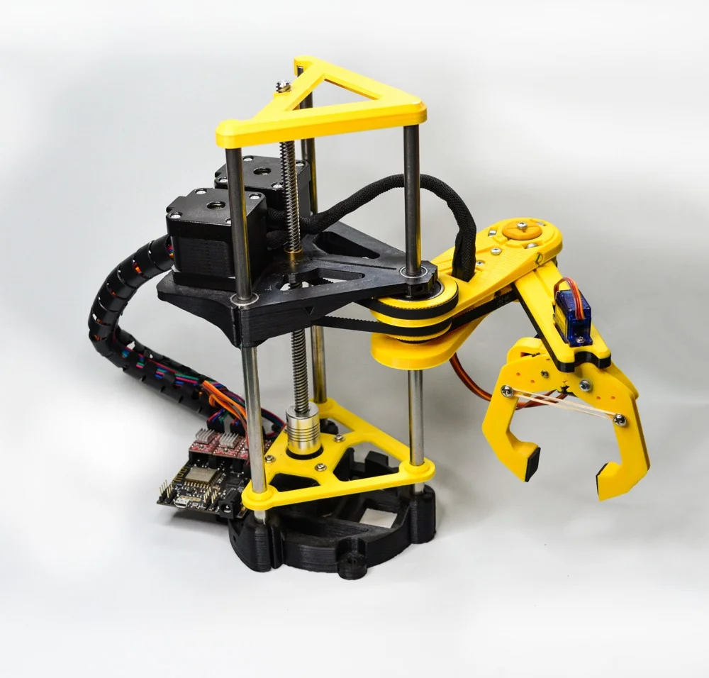 Самый дешевый робот Scara Arm UnoScara 3D-печать робототехника для программирования Arduino