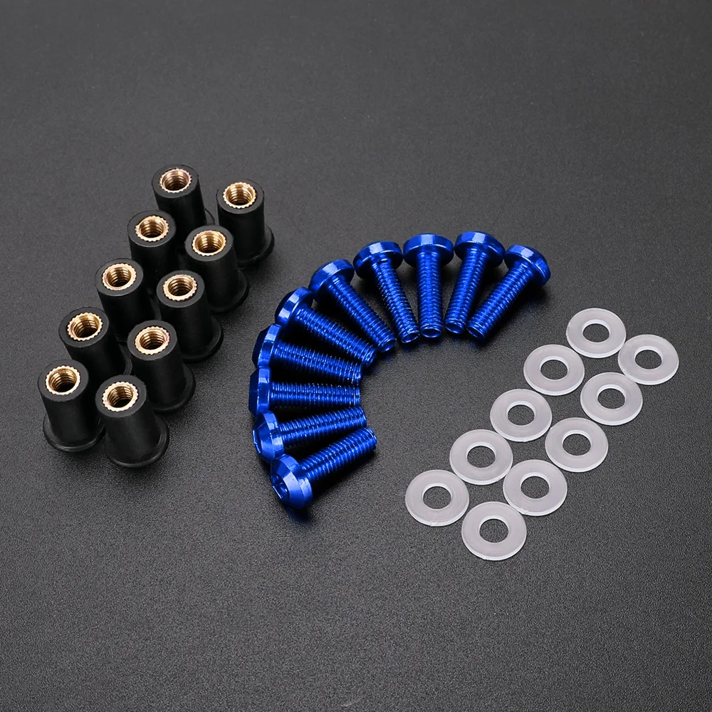 10 шт. болт для ветрового стекла комплект болтов лобового YAMAHA XT660E XT660R XT660X XT660XR XT660Z