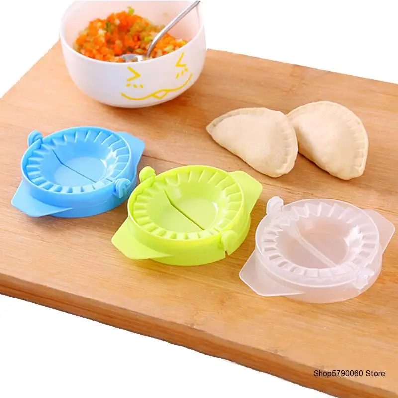 

Plastic DIY Dumpling Maker Mold Practical Commercial Dough Press Dumpling Pie Ravioli Mould Kitchen Pastry Baking Tools