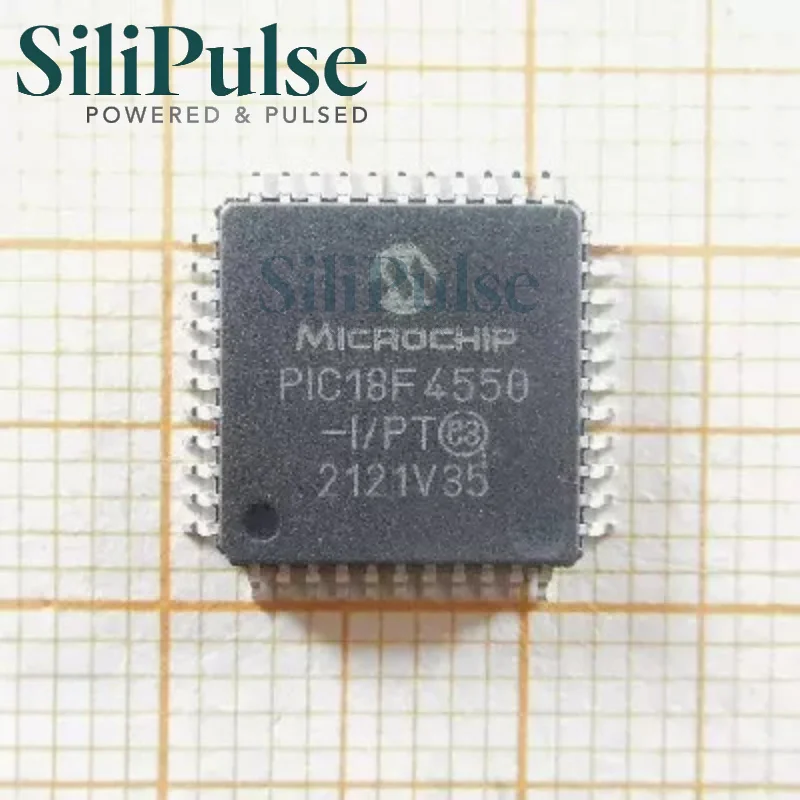Фото (1/5 шт.) PIC18F4550-I/PT TQFP-44(10x10) 100% оригинал в наличии (MCU/MPU/SOC) 35 2KB PIC 32KB №1