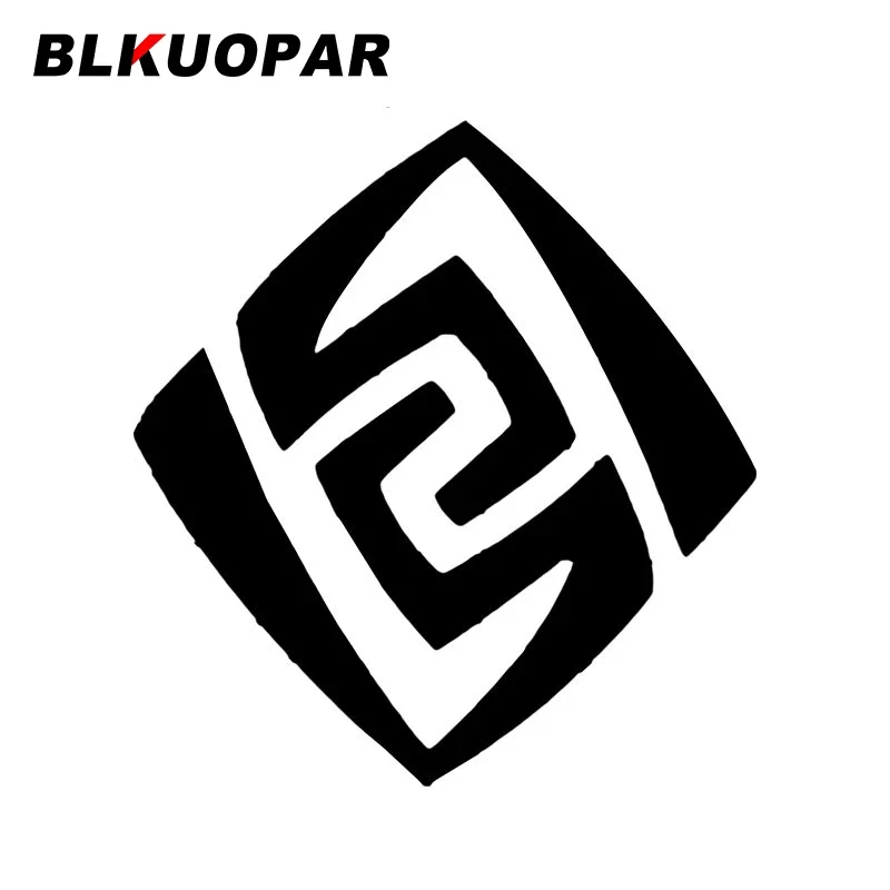 

BLKUOPAR Genshin Impact Raiden Shogun Эмблема Аниме автомобильные наклейки Водонепроницаемая наклейка ATV JDM защита для двери автомобиля