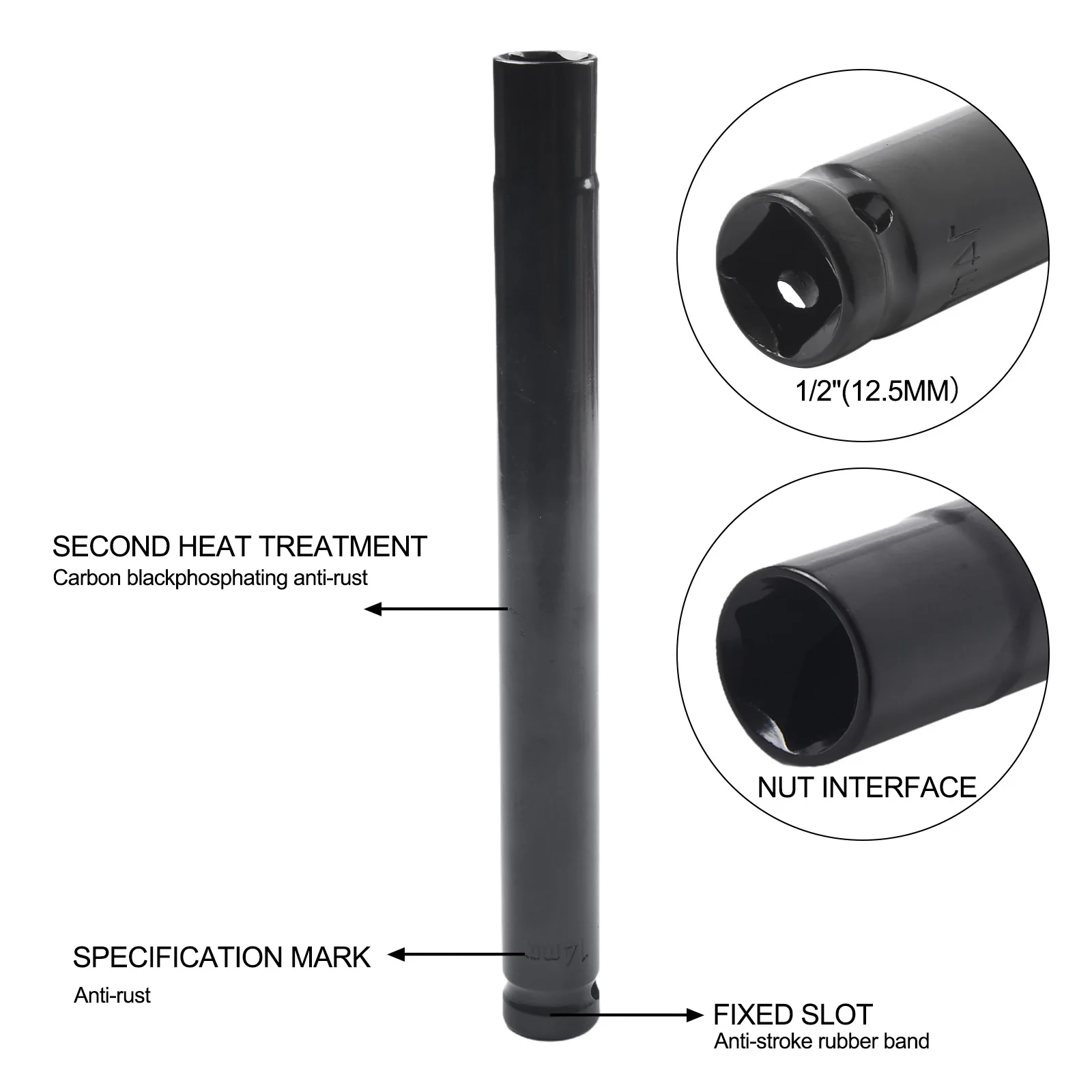 Шестигранный шестигранный ключ равномерный квадратный разъем для отверстий 14-32