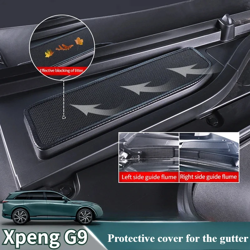 Для Xpeng G9 водонаправляющая защитная крышка раковины носового кондиционера