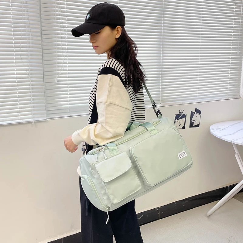 Multi-Functional Travel Bag Large Capacity Dry And Wet Separation Independent Shoe Warehouse Business Cross-Slung Storage Bag M4