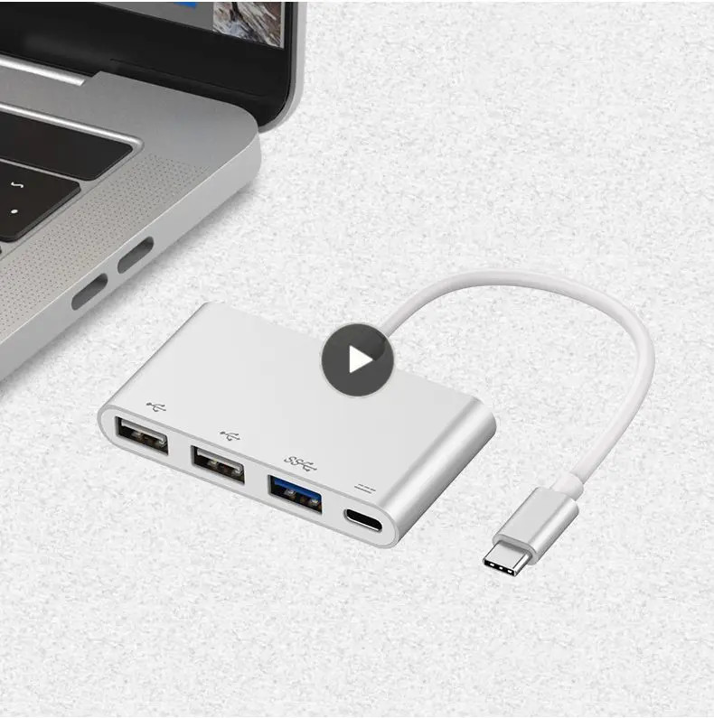 

Computer Accessories Pd Converter Office Tools Usb Adapter Multi-function Hub Aluminum Alloy For Macbook Samsung