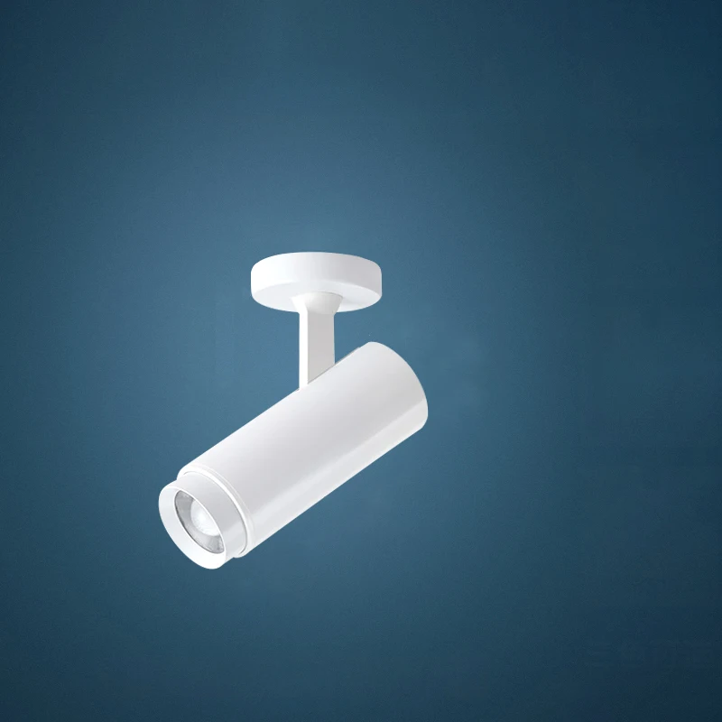 

Фокусировочная лампа с регулируемым зумом, светодиодные направляющие трековые лампы, Точечный светильник для отеля, магазина одежды, выставочный Точечный светильник с монолитным блоком светодиодов, Фокусировочный Трековый светильник